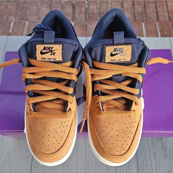 NIKE SB DUNK LOW PRO PRM 90's backpacks sneakers MENS 7 WOMENS 8.5 new in box - Picture 5 of 15